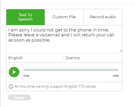 SET UP MY VOICEMAIL visual data 7